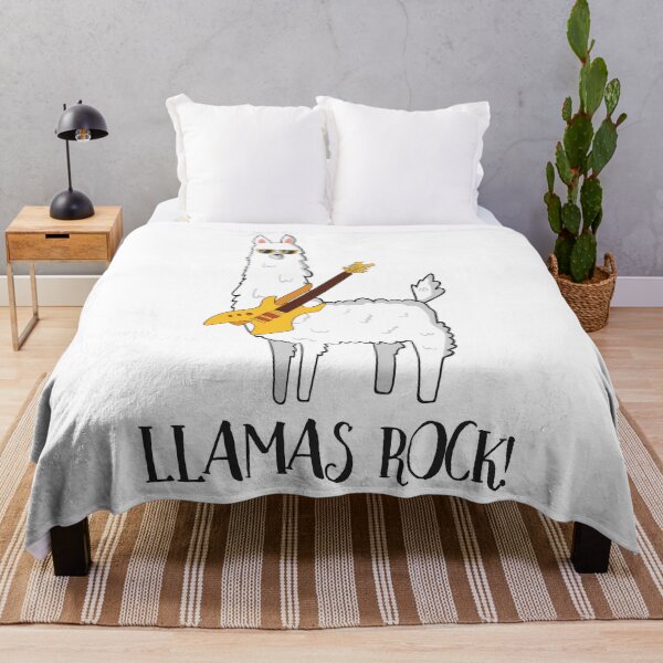 Item preview, Llamas Rock! Cute Funny Llama Love T Shirt designed and sold by DreamyPanda.