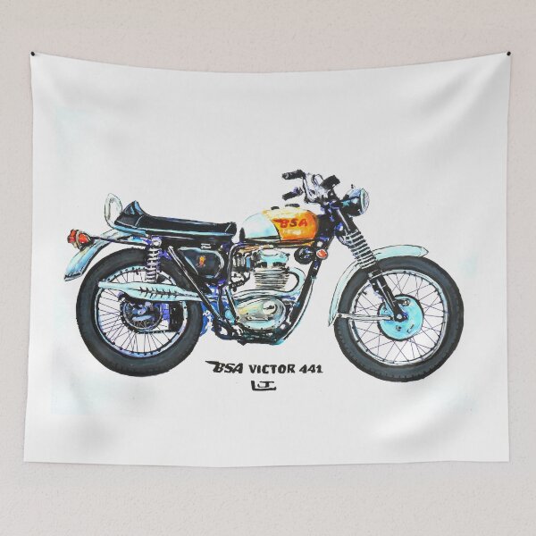 Item preview, BSA 441 Victor 1969 designed and sold by ArtbyLeclerc.