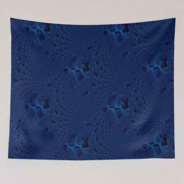 Item preview, Dark Blue Sand Fractal 2 designed and sold by MindTravel.