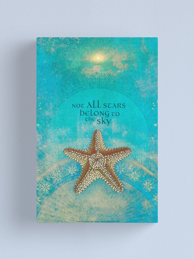 Alternate view of Not All Stars Belong to the Sky Canvas Print