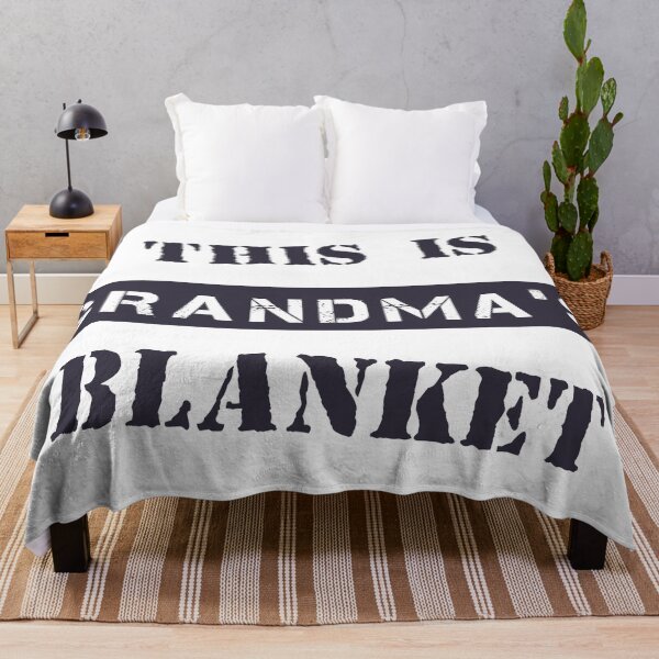 Item preview, This Is Grandma's Blanket - White designed and sold by 4wordsmovement.