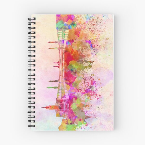 Item preview, Mecca skyline in watercolor background designed and sold by paulrommer.