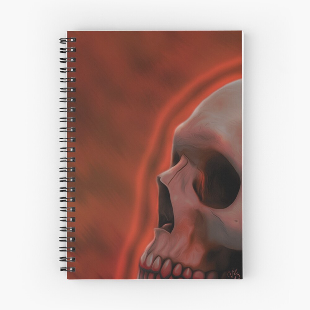 Vista previa del artículo con la obra «Cuaderno de espiral», diseñado y vendido por VWDigitalPaint.