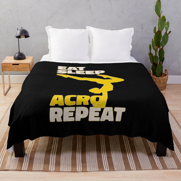 Item preview, Eat Sleep Acro Repeat - Acrobat Yoga Gift For Yogi designed and sold by kritwanblue.
