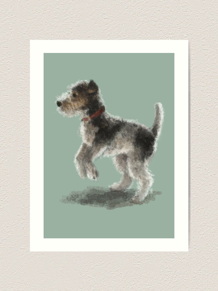 Alternate view of Fox Terrier Art Print