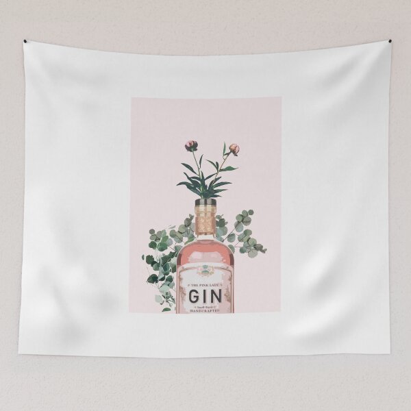 Item preview, Pink Gin Artwork designed and sold by Naomillustrates.