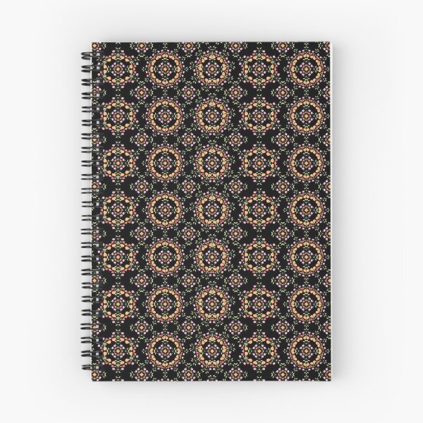 Item preview, Circling Four Flowers Black designed and sold by maderdaniel.