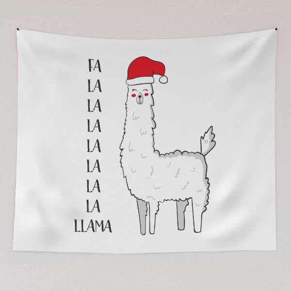 Item preview, Fa La La La La La Llama Funny Llama Christmas T Shirt designed and sold by DreamyPanda.