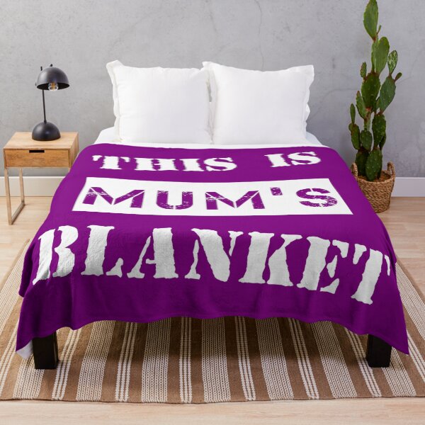 Item preview, This Is Mum's Blanket - Purple designed and sold by 4wordsmovement.