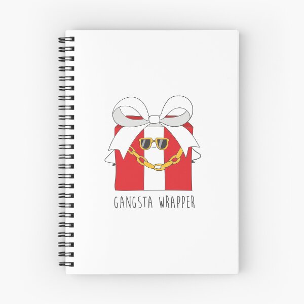 Item preview, Gangsta Wrapper Funny Christmas Present Joke T Shirt designed and sold by DreamyPanda.