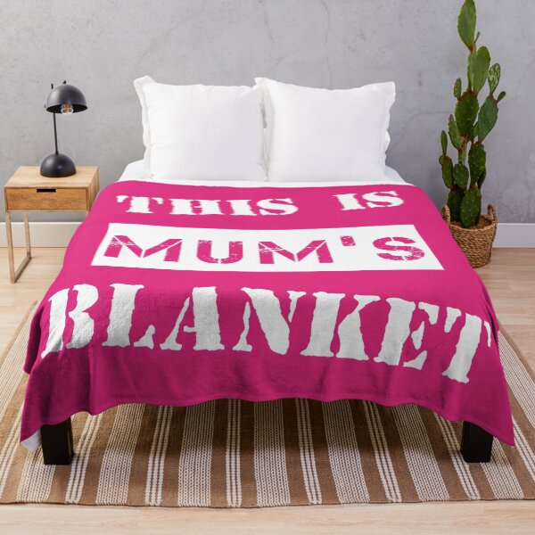 Item preview, This Is Mum's Blanket - Pink designed and sold by 4wordsmovement.