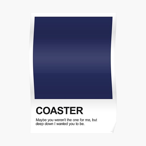Coaster Pantone Poster
