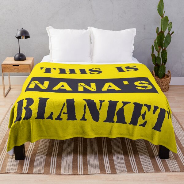 Item preview, This Is Nana's Blanket - Yellow designed and sold by 4wordsmovement.