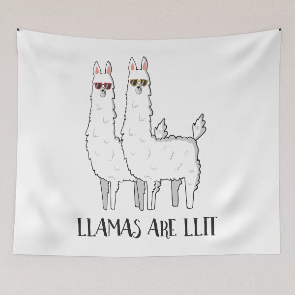 Item preview, Llamas Are Llit Funny Llama T Shirt designed and sold by DreamyPanda.