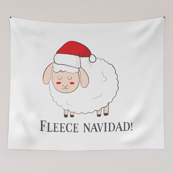 Item preview, Fleece Navidad Funny Cute Sheep Christmas Shirt designed and sold by DreamyPanda.