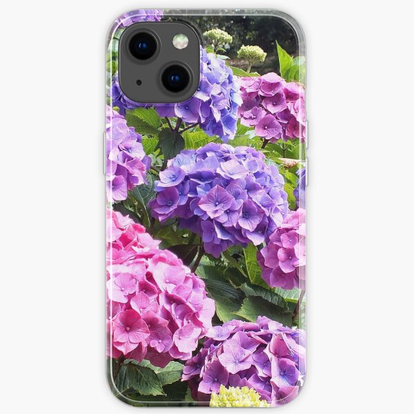 Hydrangeas at Trebah Gardens iPhone Soft Case