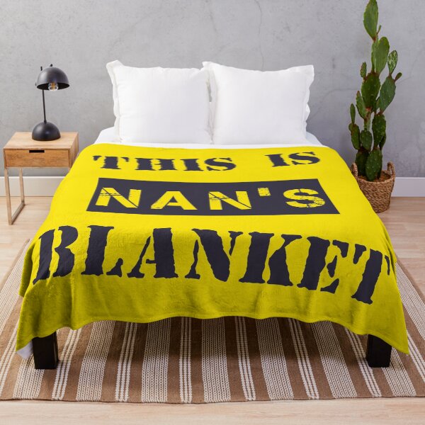 Item preview, This Is Nan's Blanket - Yellow designed and sold by 4wordsmovement.