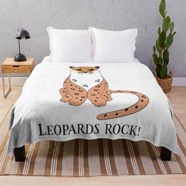 Item preview, Leopards Rock Funny Cute Leopard Love T Shirt designed and sold by DreamyPanda.