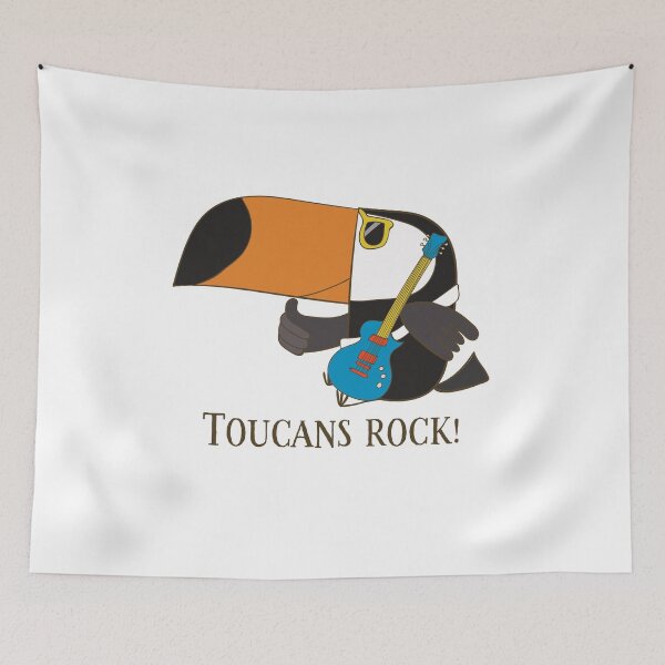 Item preview, Toucans Rock Cute Funny Toucan Bird T Shirt designed and sold by DreamyPanda.