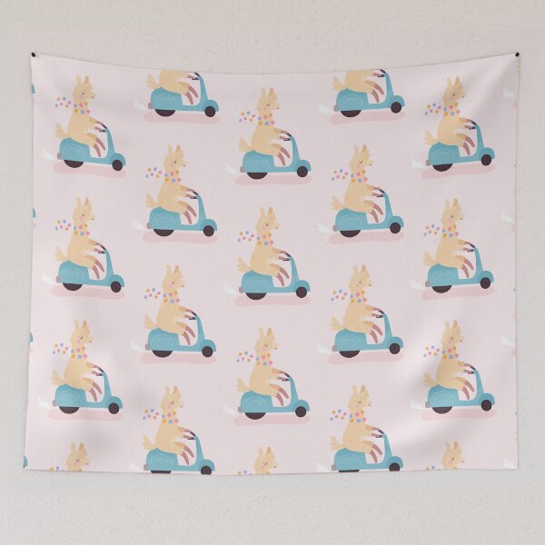 Item preview, Scooter Llama designed and sold by Claire Stamper.