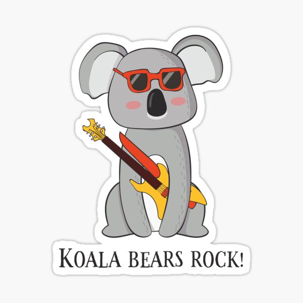 Koala Joke Stickers Redbubble - koala resorts roblox