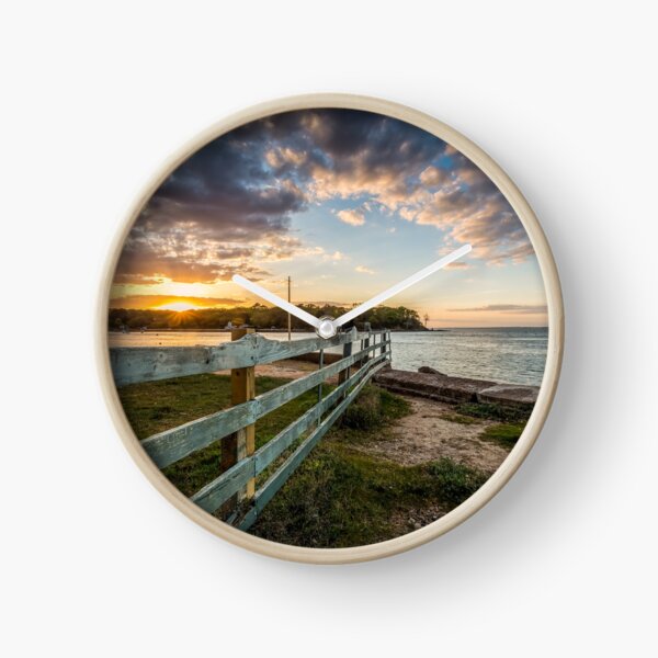 Fishbourne Sunset Isle Of Wight Clock