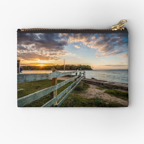 Fishbourne Sunset Isle Of Wight Zipper Pouch
