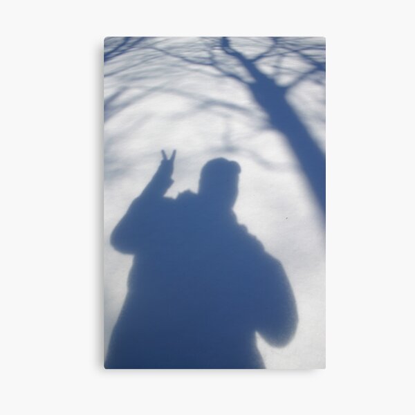 Shadow Portrait Canvas Print