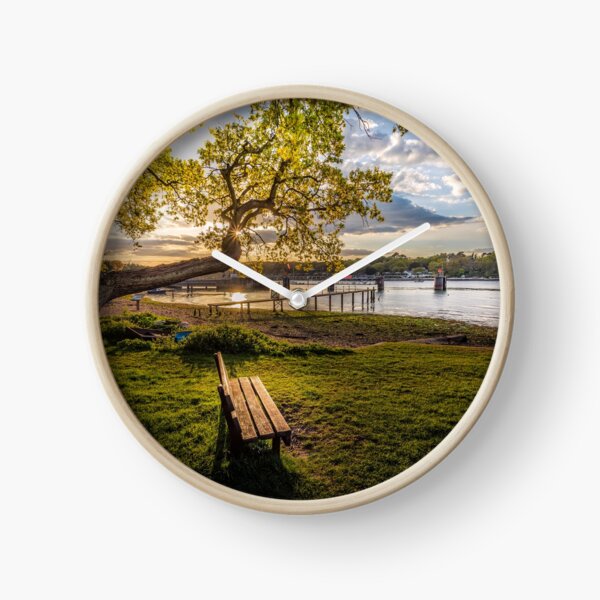 Seat Beside The Creek Fishbourne Isle Of Wight Clock