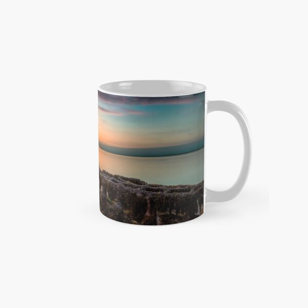 Woodside Beach Sunset Isle Of Wight Classic Mug