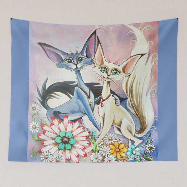 Item preview, Cats. Hippie Feline Fantasy. designed and sold by chepea2.