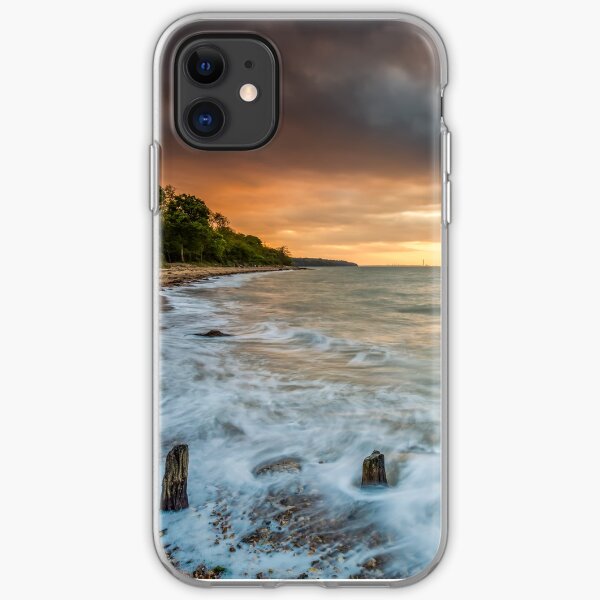 Woodside Beach Surf Sunset Isle Of Wight iPhone Soft Case
