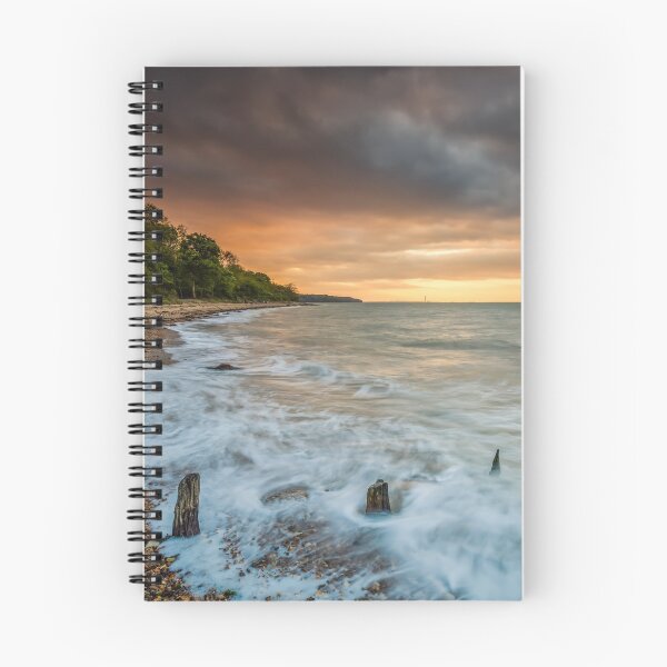 Item preview, Woodside Beach Surf Sunset Isle Of Wight designed and sold by manateevoyager.