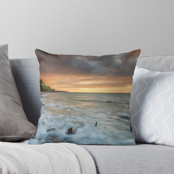 Item preview, Woodside Beach Surf Sunset Isle Of Wight designed and sold by manateevoyager.
