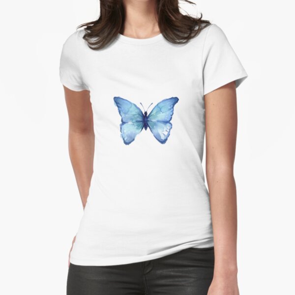 Item preview, Blue Watercolor Butterfly designed and sold by Leila Sayan.