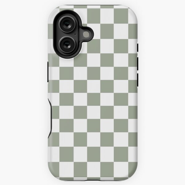 Vista previa del artículo con la obra «Tablero de ajedrez verde pálido y blanco», diseñado y vendido por ravcnclaw.