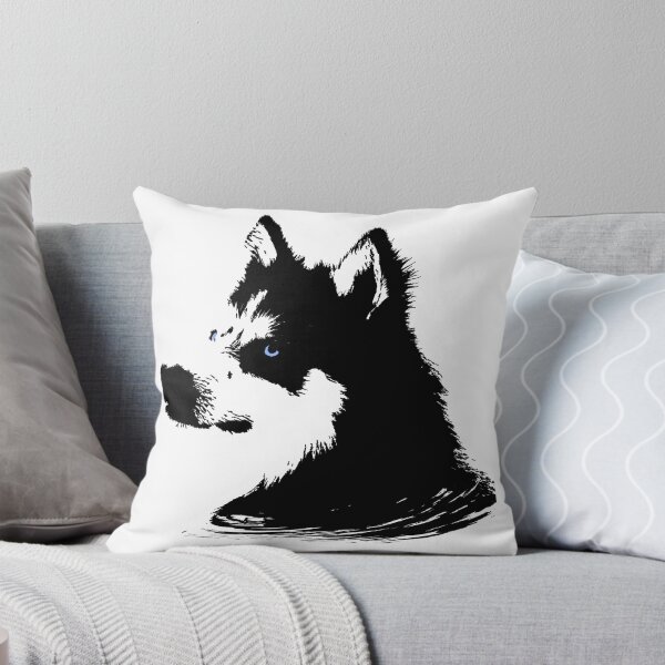 Item preview, Husky head with blue eyes designed and sold by Destroyed-Pixel.