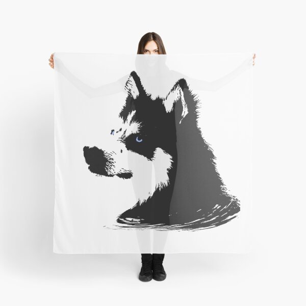 Item preview, Husky head with blue eyes designed and sold by Destroyed-Pixel.