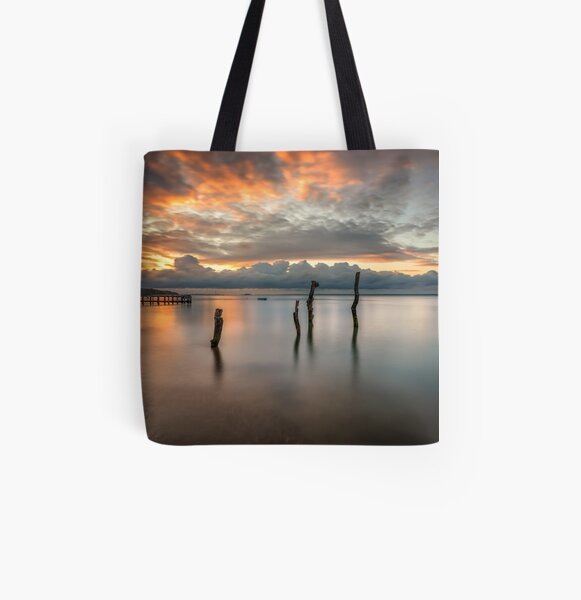 Woodside Retreat Sunset Isle Of Wight All Over Print Tote Bag