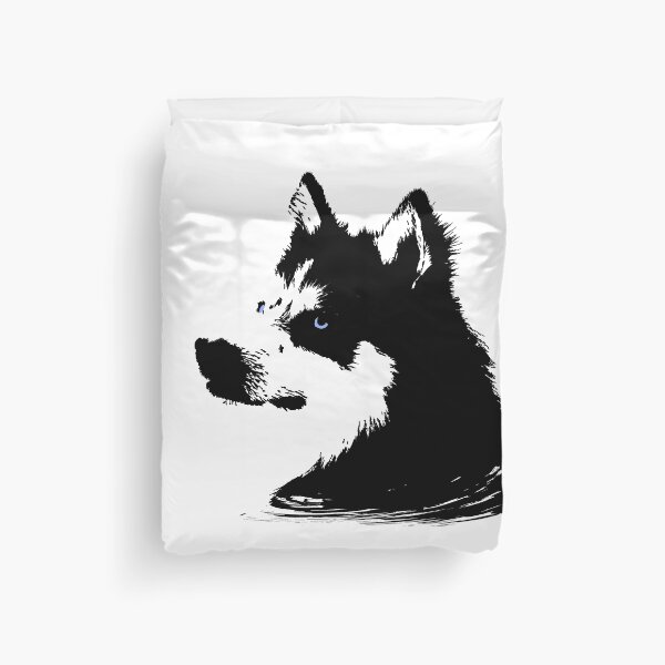 Item preview, Husky head with blue eyes designed and sold by Destroyed-Pixel.