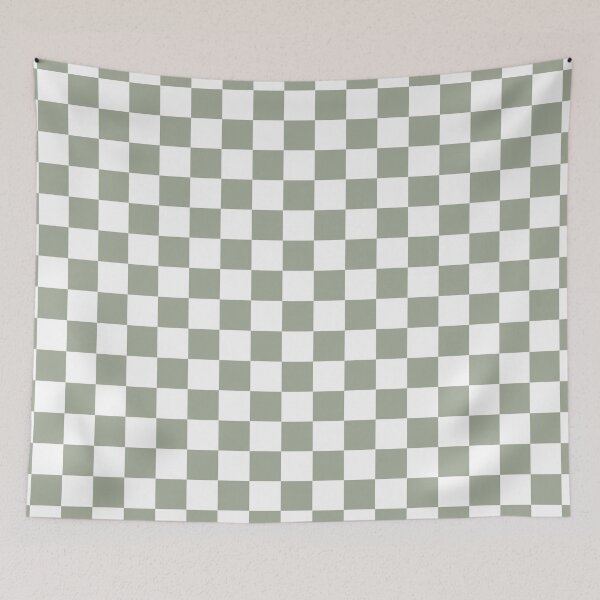 Item preview, Pale Green + White Checkerboard designed and sold by ravcnclaw.