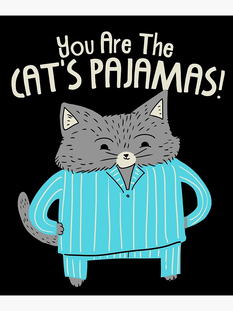 Cat's Pajamas Greeting Card