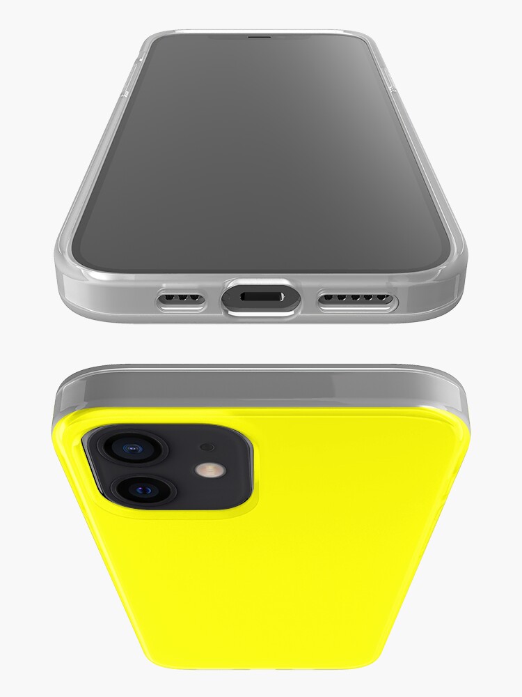 "Bright Fluorescent Yellow Neon" iPhone Case by podartist Redbubble