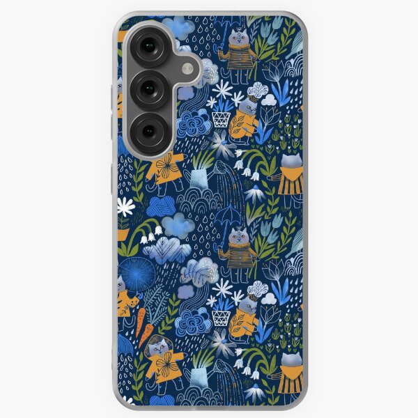 Vista previa del artículo con la obra «Lluvias de abril. Lindos gatos en el jardin», diseñado y vendido por kostolom3000.