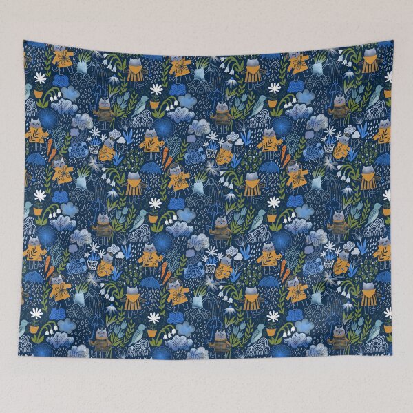Item preview, April showers. Cute cats in the garden designed and sold by kostolom3000.