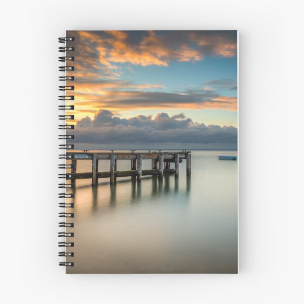 Item preview, Woodside Jetty Sunset Isle Of Wight designed and sold by manateevoyager.