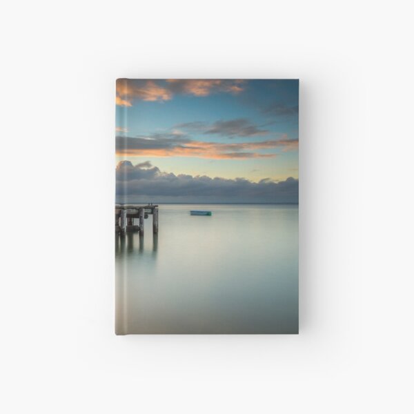 Woodside Jetty Sunset Isle Of Wight Hardcover Journal