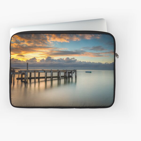 Woodside Jetty Sunset Isle Of Wight Laptop Sleeve