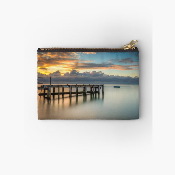Item preview, Woodside Jetty Sunset Isle Of Wight designed and sold by manateevoyager.