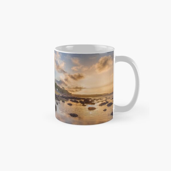Woodside Lodge Retreat Sunset Isle Of Wight Classic Mug